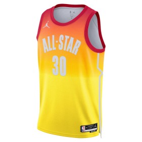 Maillot Basket Homme All-Star 2023 Team 2 Stephen Curry 30 Nike Orange Swingman